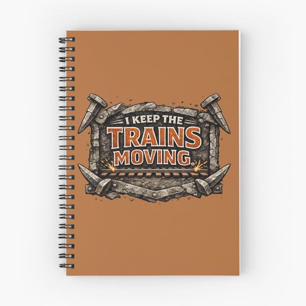 Item preview, I Keep The Trains Moving Railroad Worker Shirt designed and sold by Veldrin-Media.