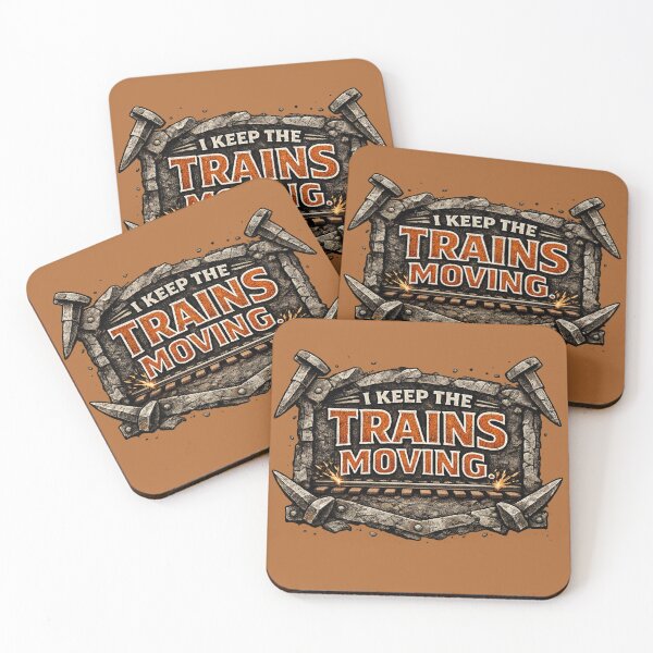 Item preview, I Keep The Trains Moving Railroad Worker Shirt designed and sold by Veldrin-Media.