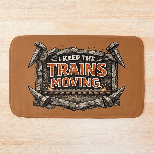 Item preview, I Keep The Trains Moving Railroad Worker Shirt designed and sold by Veldrin-Media.