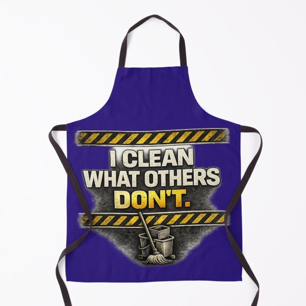 Item preview, I Clean What Others Don't – Janitor Pride Industrial Humor Design designed and sold by Veldrin-Media.