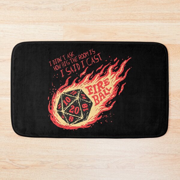Item preview, Funny Fireball Design / Retro Board Game Poster / Wall Art Print / Fantasy, Board Game, RPG, DnD / Home Decor Gift Idea designed and sold by RoleplayRealm.