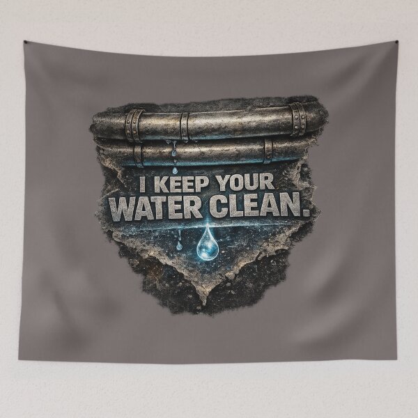 Item preview, I Keep Your Water Clean – Water Treatment Tech designed and sold by Veldrin-Media.