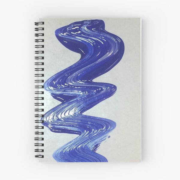 Item preview, Blue paint wiggle, real photograph designed and sold by GiSilver.