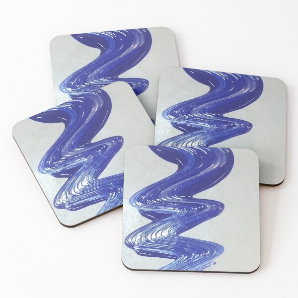 Item preview, Blue paint wiggle, real photograph designed and sold by GiSilver.