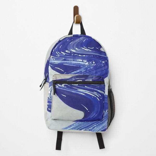 Item preview, Blue paint wiggle, real photograph designed and sold by GiSilver.