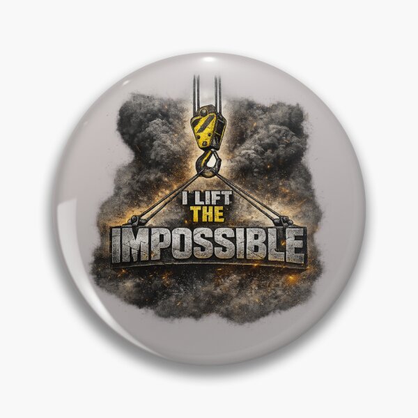 Item preview, I Lift The Impossible – Crane Operator Pride Design designed and sold by Veldrin-Media.