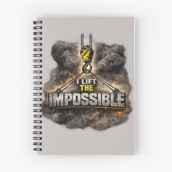 Item preview, I Lift The Impossible – Crane Operator Pride Design designed and sold by Veldrin-Media.