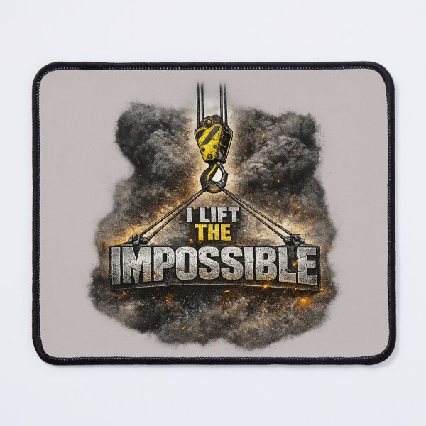 Item preview, I Lift The Impossible – Crane Operator Pride Design designed and sold by Veldrin-Media.