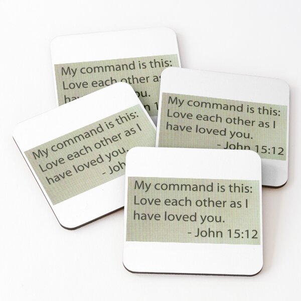 Item preview, John 15:12 designed and sold by di-Vera-Rosati.