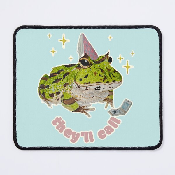 Item preview, Horace the Frog is sure They'll Call designed and sold by Blackberries & Moss.
