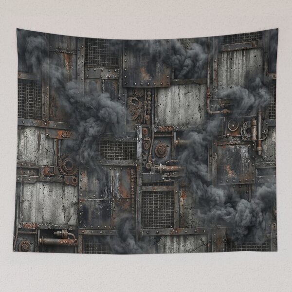 Item preview, Industrial Steampunk Rusty Metal and Smoke designed and sold by Natural life.