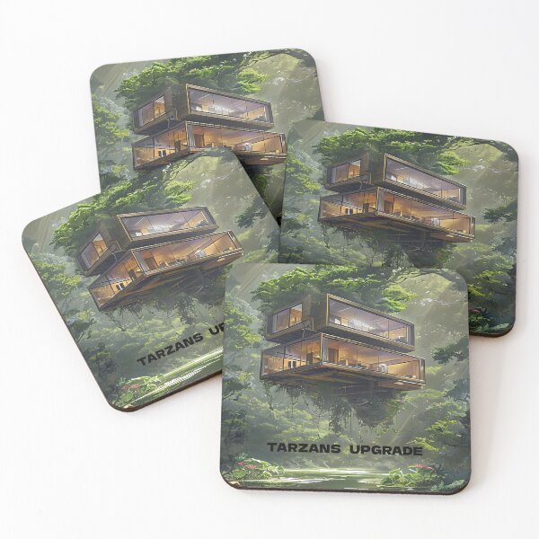 Item preview, TARZAN'S UPGRADE - Modern Floating Treehouse Villa designed and sold by Modern Nest Art.