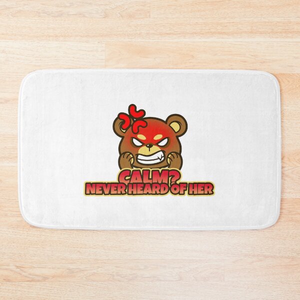 Item preview, CALM? NEVER HEARD OF HER, FUNNY, TRENDY, LADIES T-SHIRT. designed and sold by Boysmom21.