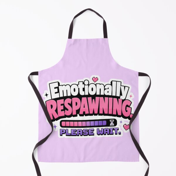 Item preview, Emotionally Respawning Please Wait Funny Gamer Mental Health Design designed and sold by TheStephanieRome.