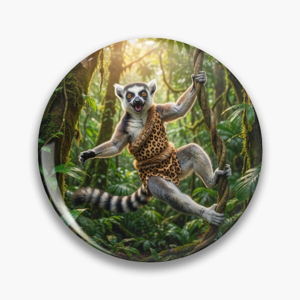 Item preview, Ring-Tailed Lemur in Tarzan Costume  designed and sold by Tridentulus.