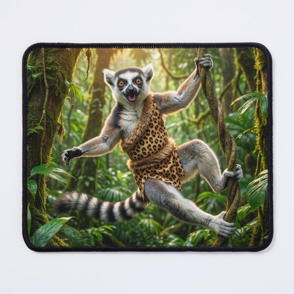 Item preview, Ring-Tailed Lemur in Tarzan Costume  designed and sold by Tridentulus.