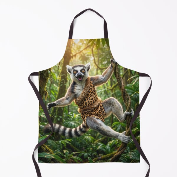 Item preview, Ring-Tailed Lemur in Tarzan Costume designed and sold by Tridentulus.
