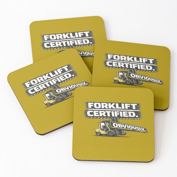 Item preview, Forklift Certified. Obviously. – Warehouse Humor Design designed and sold by Veldrin-Media.