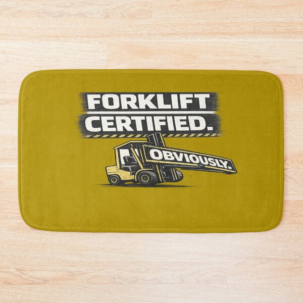 Item preview, Forklift Certified. Obviously. – Warehouse Humor Design designed and sold by Veldrin-Media.