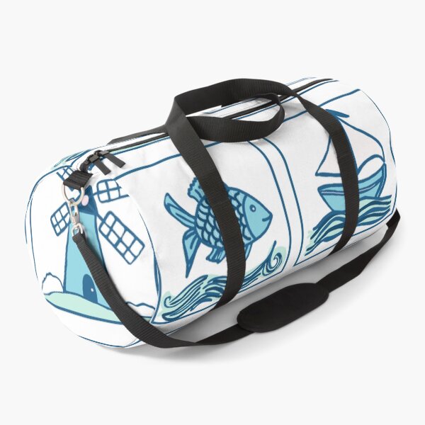 Item preview, Dutch Delft Blue Seaside Tiles designed and sold by RepeatCandy.