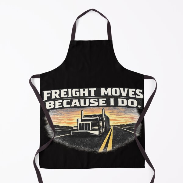 Item preview, Freight Moves Because I Do – Classic Trucker Pride designed and sold by Veldrin-Media.