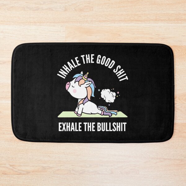 Item preview, Unicorn yoga farting inhale exhale  designed and sold by portrait4you.