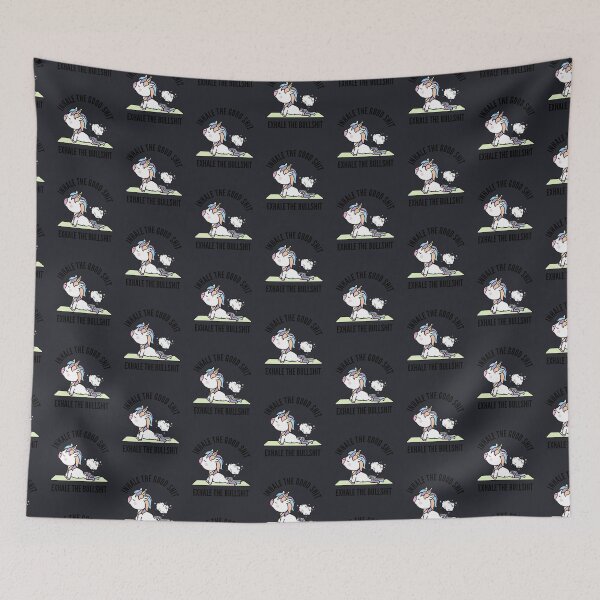 Item preview, Unicorn yoga farting inhale exhale  designed and sold by portrait4you.
