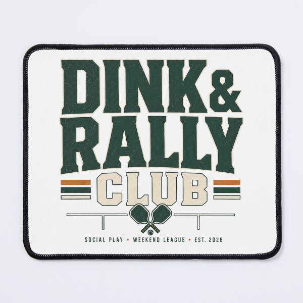 Item preview, Dink & Rally Club Shirt | Pickleball Social League Vintage Sports Design | Court Members Only Paddle Club Apparel designed and sold by The Daily Goods.