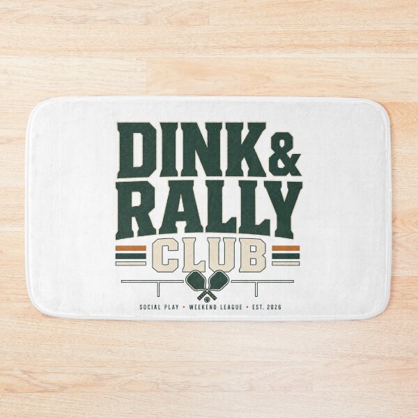 Item preview, Dink & Rally Club Shirt | Pickleball Social League Vintage Sports Design | Court Members Only Paddle Club Apparel designed and sold by The Daily Goods.