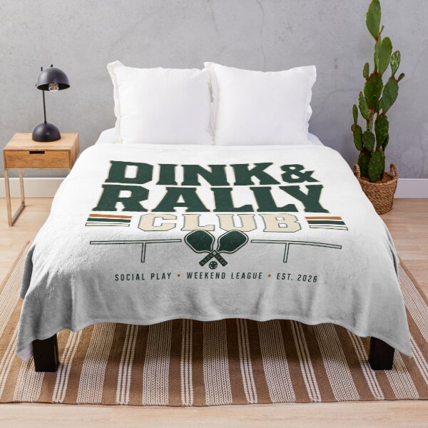 Item preview, Dink & Rally Club Shirt | Pickleball Social League Vintage Sports Design | Court Members Only Paddle Club Apparel designed and sold by The Daily Goods.