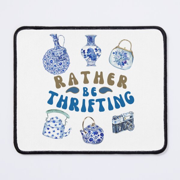 Item preview, I'd rather be thrifting - vintage retro- Thrifting lover designed and sold by LAJdesigns.