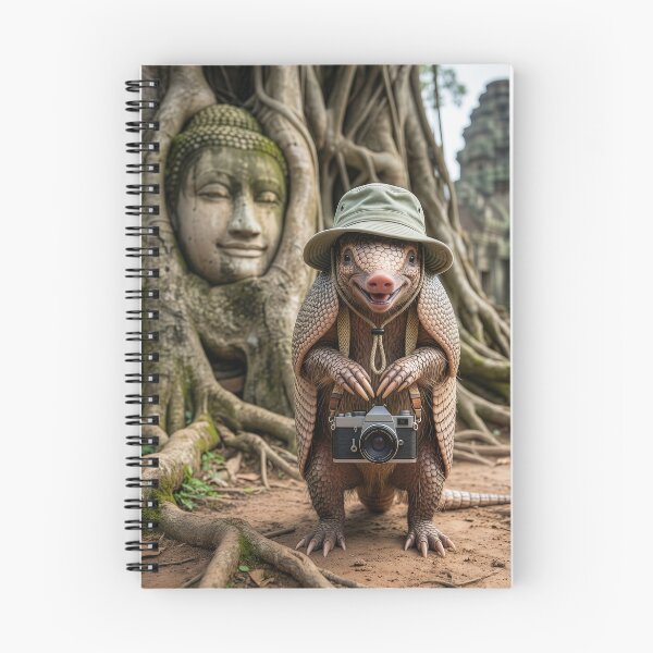 Item preview, Armadillo Tourist at Angkor Wat designed and sold by Tridentulus.