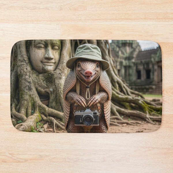 Item preview, Armadillo Tourist at Angkor Wat designed and sold by Tridentulus.