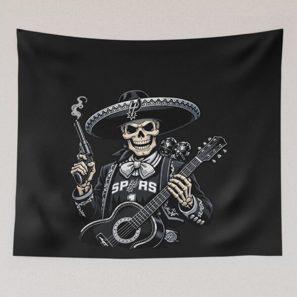 Item preview, Edgy Mariachi Skeleton Guitar Gunslinger designed and sold by Tsugraf Designs.