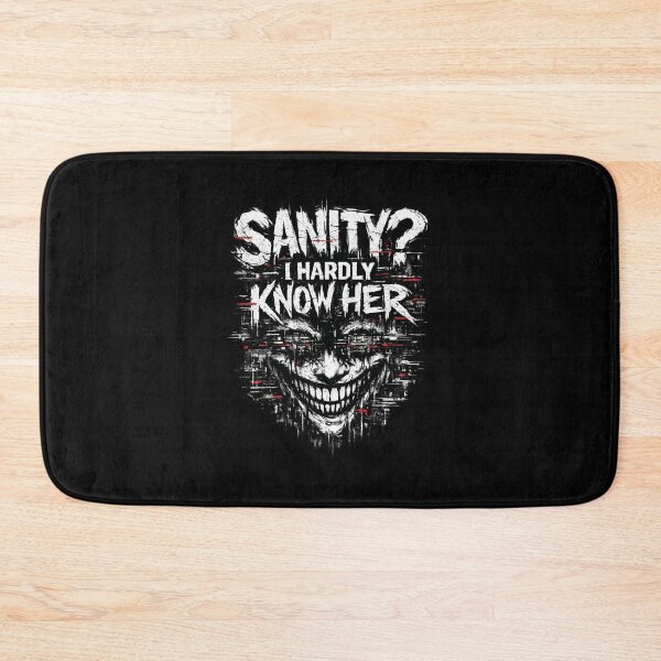 Item preview, SANITY? I Hardly Know Her Glitch Horror Streetwear  designed and sold by AMICO77.