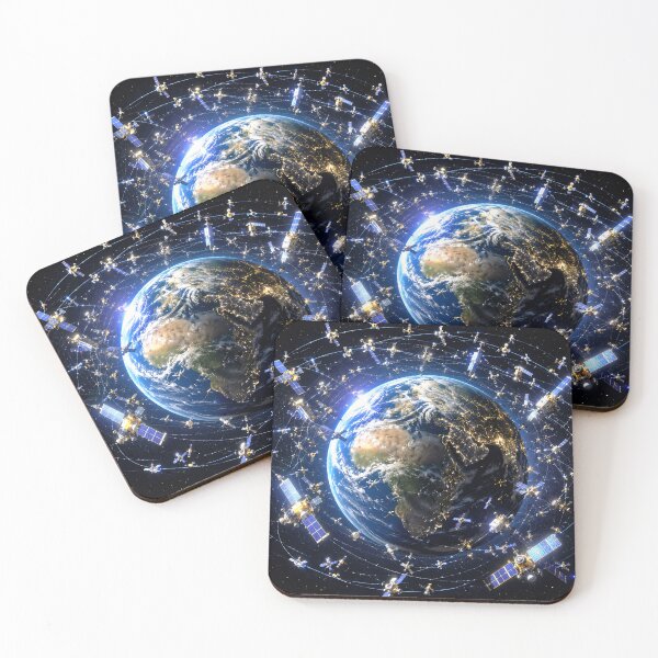 Item preview, Artificial Satellites  designed and sold by AwesomeDigiShop.