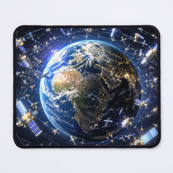 Item preview, Artificial Satellites designed and sold by AwesomeDigiShop.