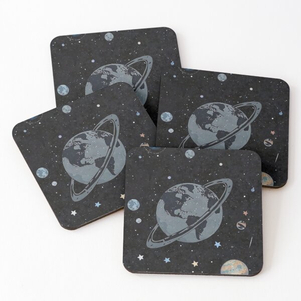 Item preview, Planets black designed and sold by ItsAllYellow.