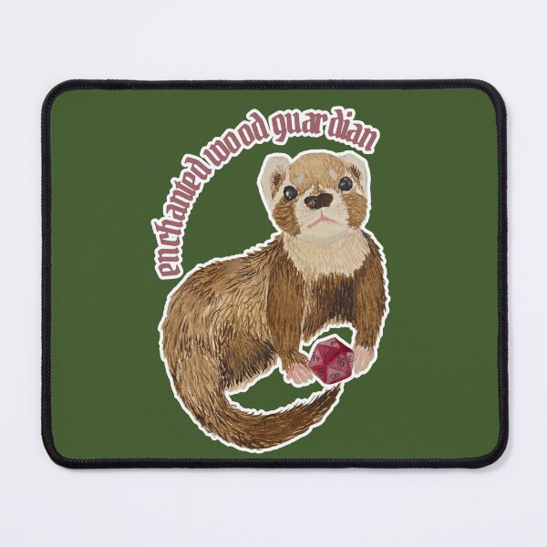 Item preview, Bramble the Ferret is an Enchanted Wood Guardian designed and sold by Blackberries & Moss.