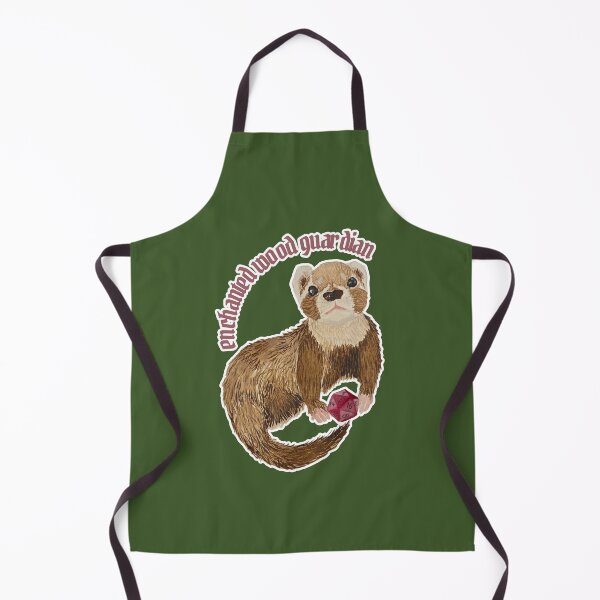 Item preview, Bramble the Ferret is an Enchanted Wood Guardian designed and sold by Blackberries & Moss.