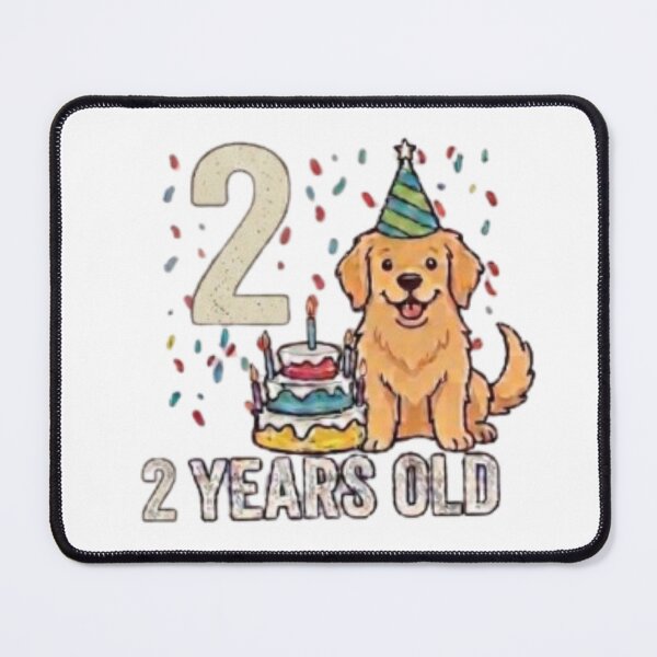 Item preview, Cute 2 Years Old golden retriever Dog Lover designed and sold by Petsthetic.