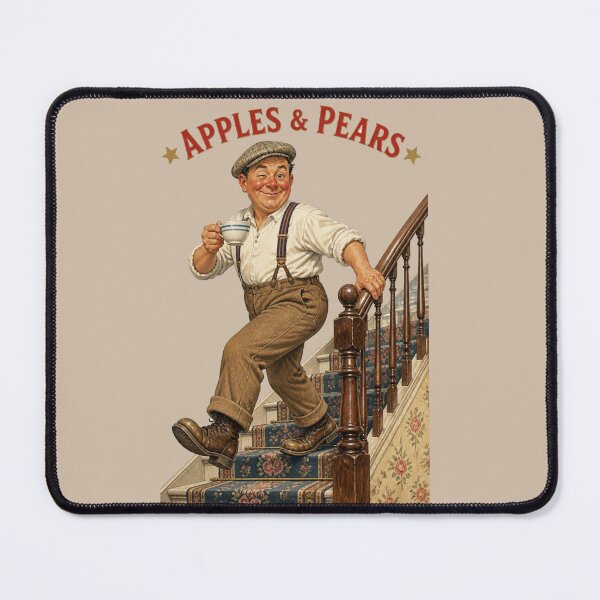 Item preview, Apples & Pears | Funny Vintage 1950s Cockney Rhyming Slang Retro British Humour Gift Art Print designed and sold by HOODYBUDSTYLES.