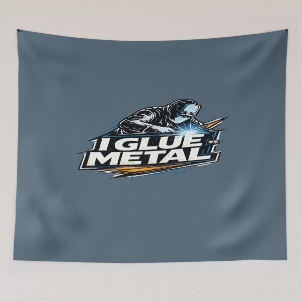 Item preview, I Glue Metal – Funny Welder Humor designed and sold by Veldrin-Media.