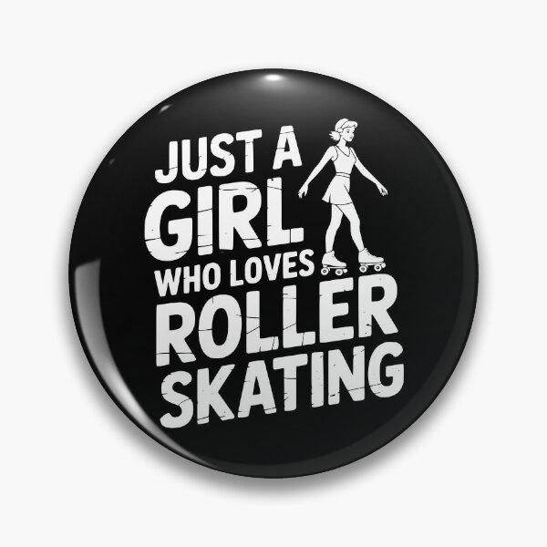 Item preview, Just A Girl Who Loves Roller Skating designed and sold by theartfulaspie.