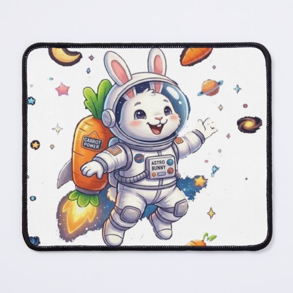 Item preview, AstroSpace Bunny designed and sold by Northern Glow Art.