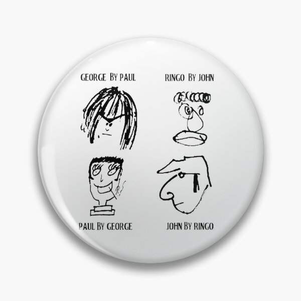 Item preview, Beatles Drawings of Each Other designed and sold by shirtsthatiwant.