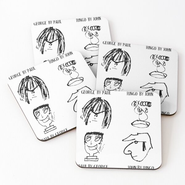Item preview, Beatles Drawings of Each Other designed and sold by shirtsthatiwant.