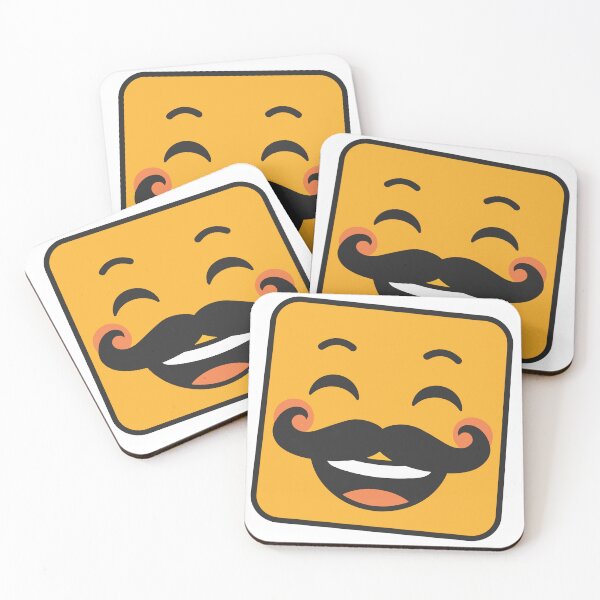 Item preview, Happy Yellow Laughing Face designed and sold by ImStickerHappy.
