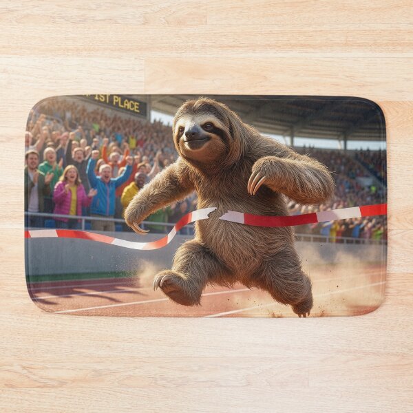 Item preview, Fleet-Footed Sloth Wins the Race designed and sold by Tridentulus.