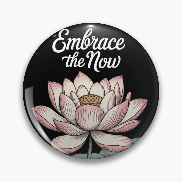 Item preview, Embrace the Now Lotus Flower Mindfulness Buddhist T-Shirt designed and sold by DarylWelsh2024.